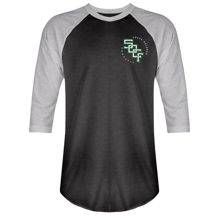South Orlando CrossFit SOCF Mens - 3/4 Sleeve