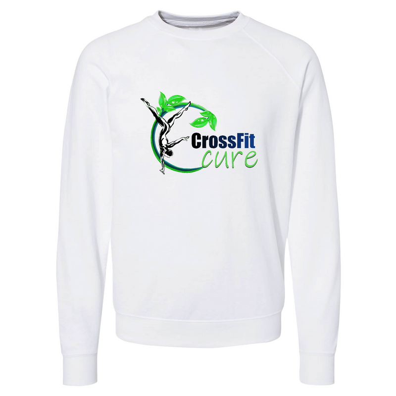 Mens 2X-Large WHITE CrewNeck
