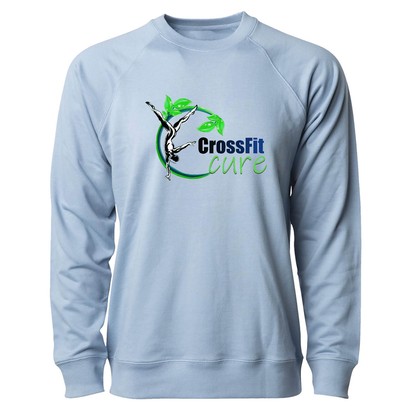 Mens 2X-Large MISTY_BLUE CrewNeck