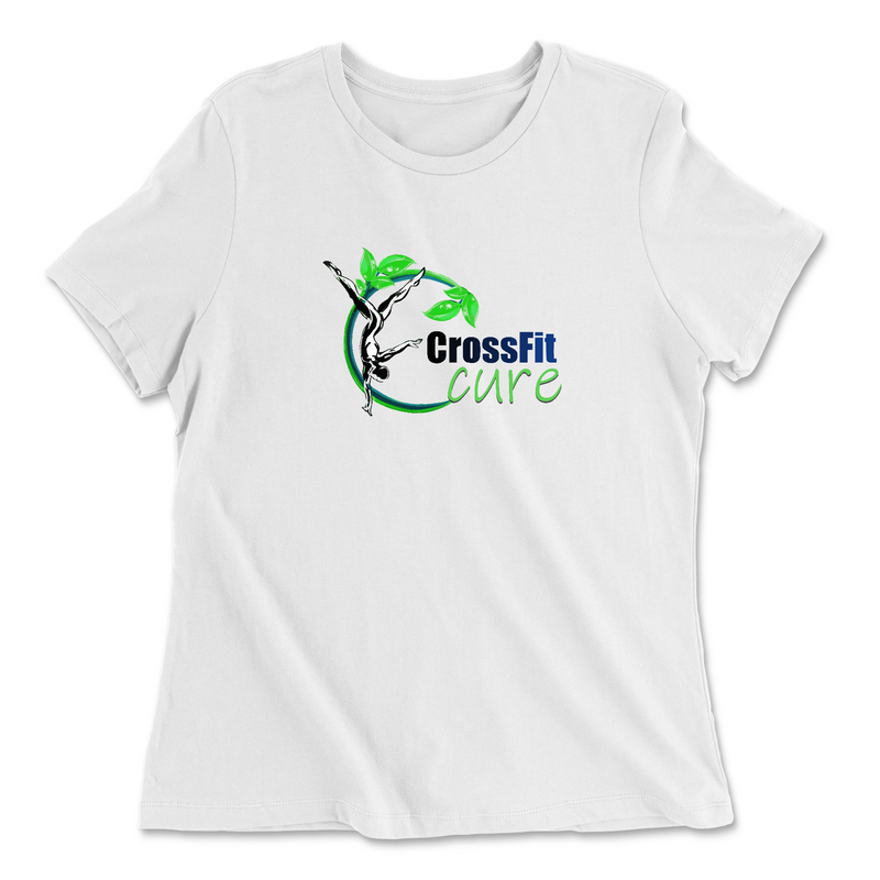 Womens 2X-Large WHITE Relaxed Jersey T-Shirt