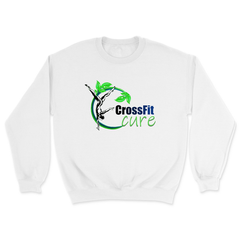 Mens 2X-Large WHITE Midweight Sweatshirt