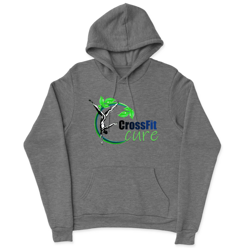Mens 2X-Large GUNMETAL_HEATHER Hooded T-Shirt