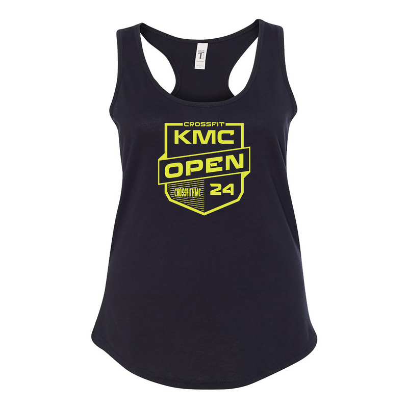 Womens 2X-Large Black Tank Top (Front Print Only)