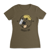 Womens 2X-Large MILITARY_GREEN T-Shirt