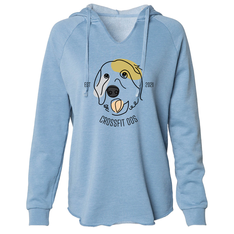 Womens 2X-Large MISTY_BLUE Hoodie