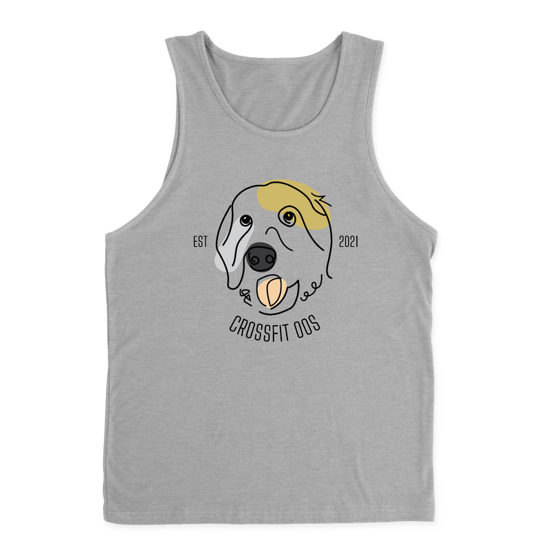 Mens 2X-Large HEATHER_GRAY Tank Top