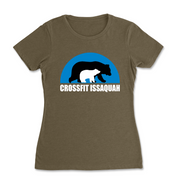 Womens 2X-Large MILITARY_GREEN T-Shirt