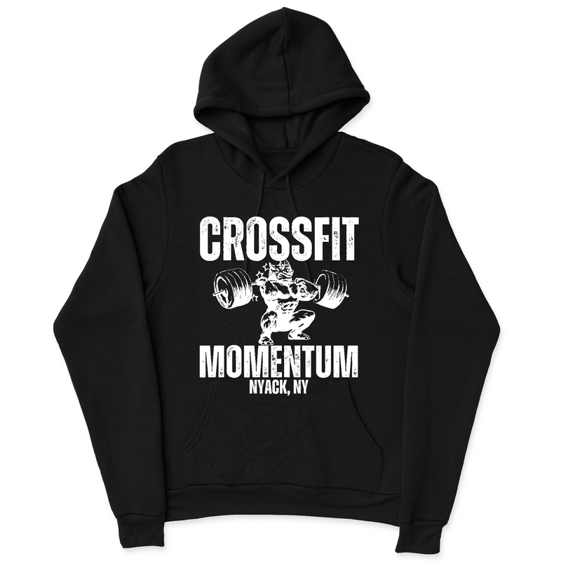 Mens 2X-Large BLACK Hooded T-Shirt