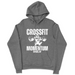Mens 2X-Large GUNMETAL_HEATHER Hooded T-Shirt