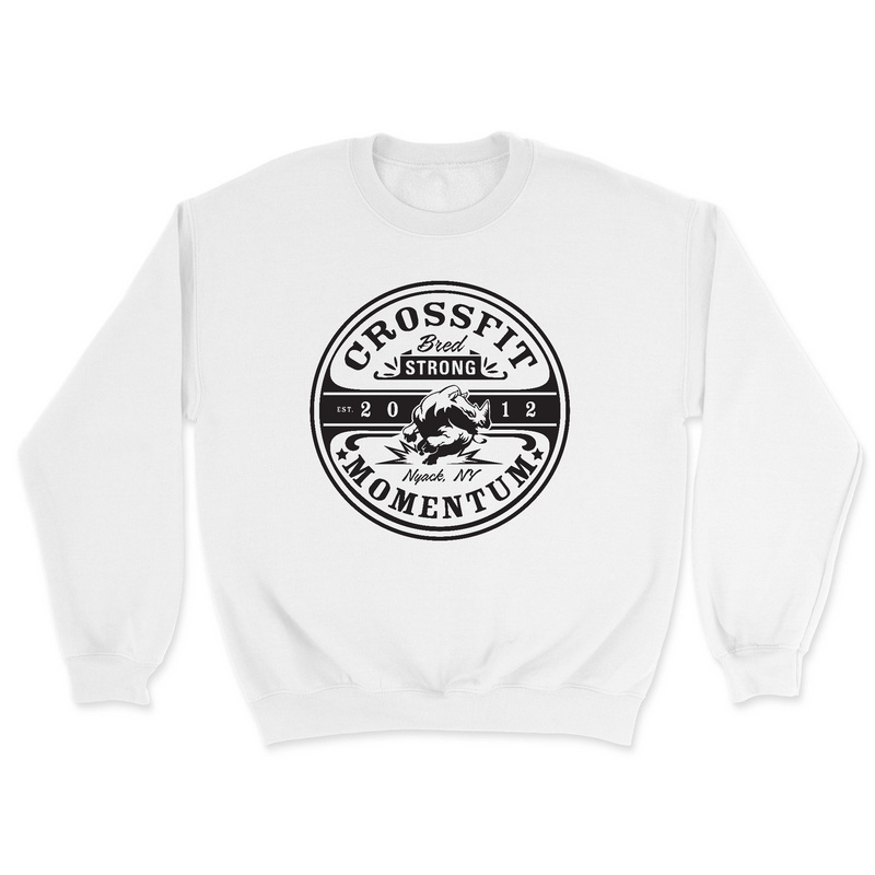 Mens 2X-Large WHITE Midweight Sweatshirt