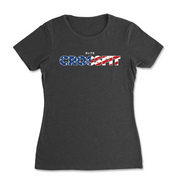 Womens 2X-Large BLACK T-Shirt