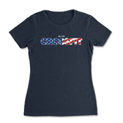 Womens 2X-Large DARK_NAVY T-Shirt