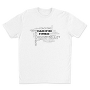 Mens 2X-Large WHITE T-Shirt