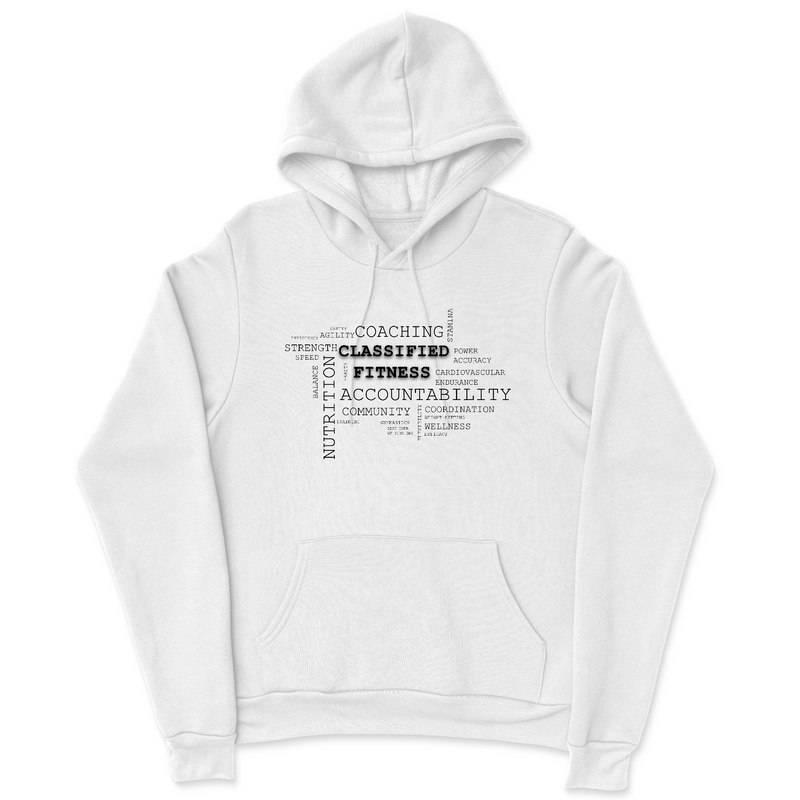 Mens 2X-Large WHITE Hoodie