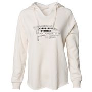 Womens 2X-Large BONE Hoodie