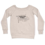 Womens 2X-Large BONE CrewNeck