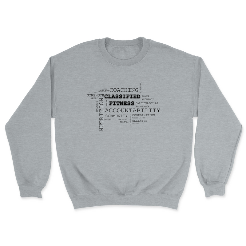 Mens 2X-Large GRAY_HEATHER Midweight Sweatshirt