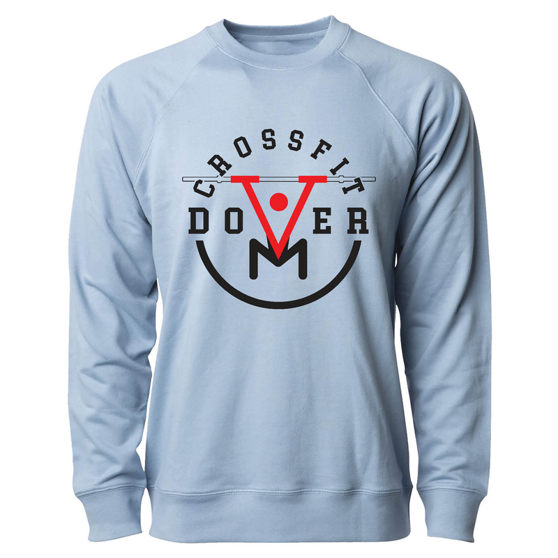 Mens 2X-Large MISTY_BLUE CrewNeck