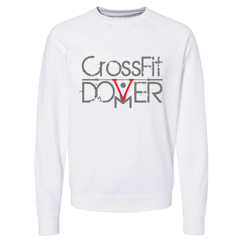 Mens 2X-Large WHITE CrewNeck