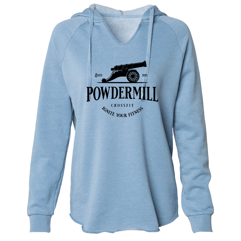 Womens 2X-Large MISTY_BLUE Hoodie