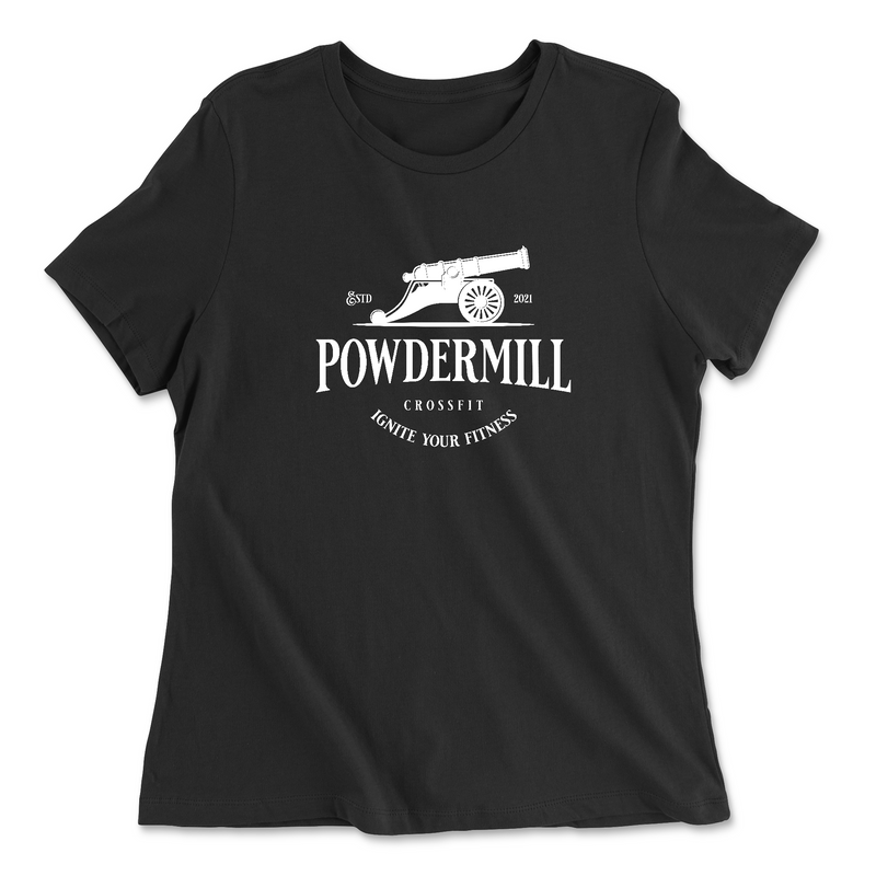 Womens 2X-Large BLACK Relaxed Jersey T-Shirt