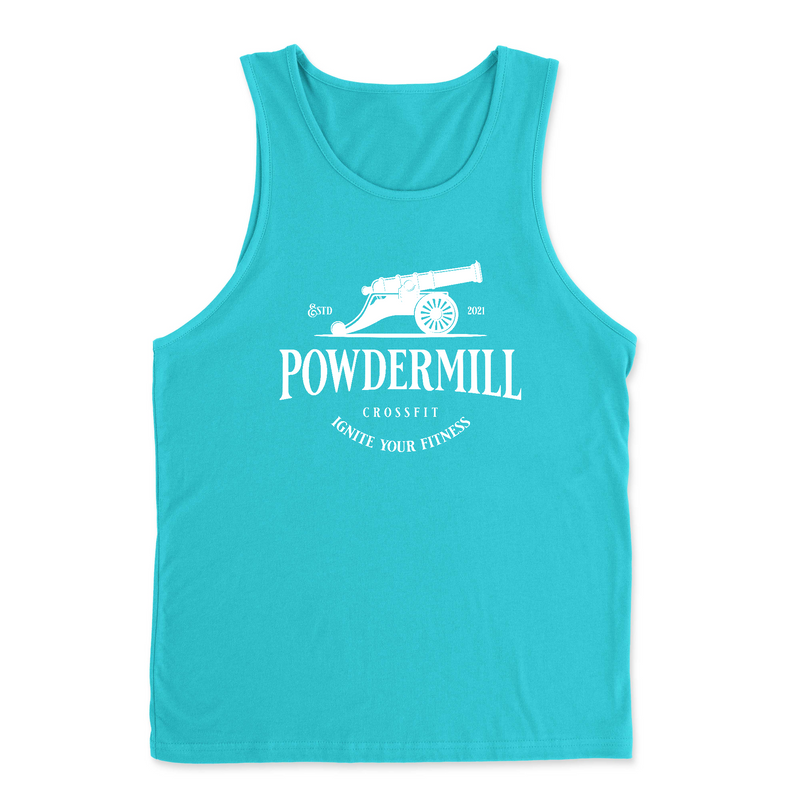 Mens 2X-Large TAHITI_BLUE Tank Top
