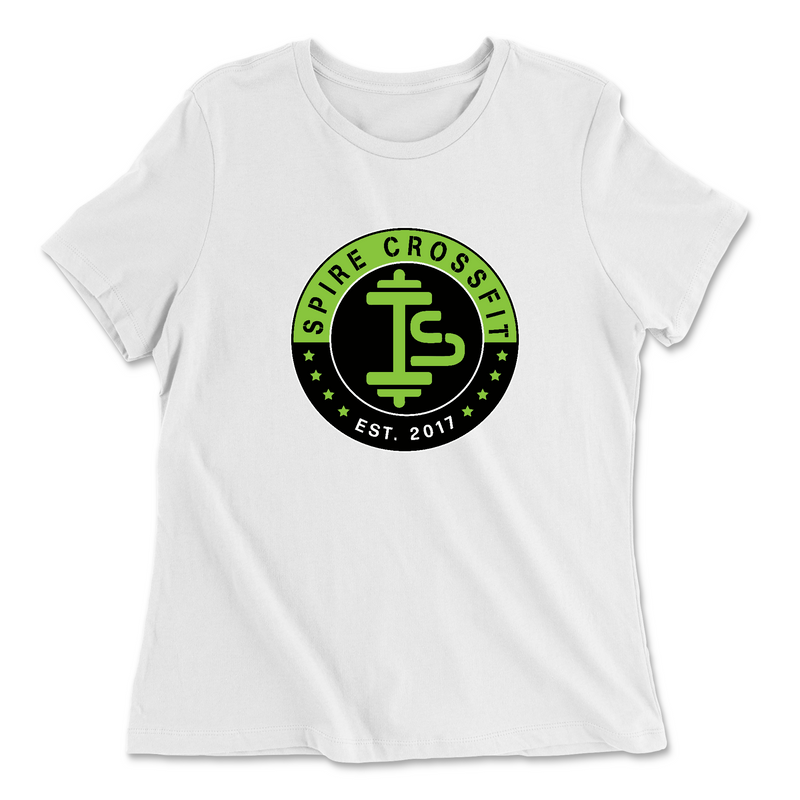 Womens 2X-Large WHITE Relaxed Jersey T-Shirt