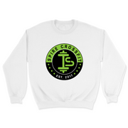 Mens 2X-Large WHITE Midweight Sweatshirt