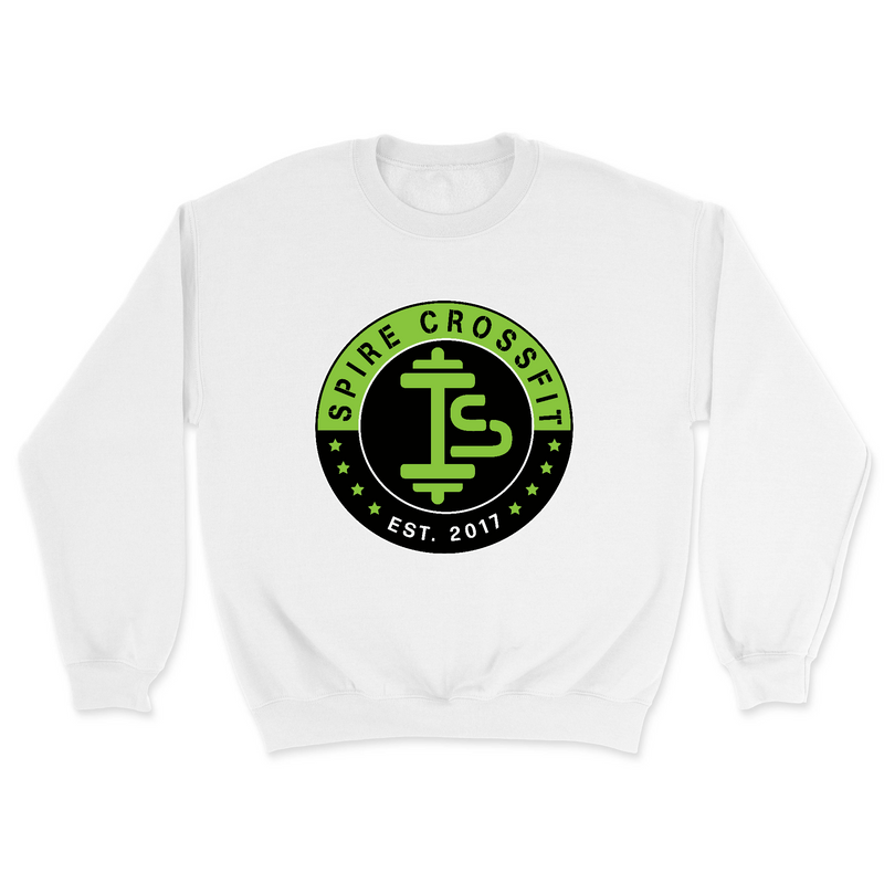 Mens 2X-Large WHITE Midweight Sweatshirt