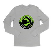 Mens 2X-Large HEATHER_GRAY Long Sleeve