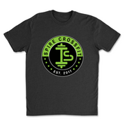 Mens 2X-Large BLACK T-Shirt