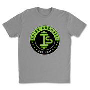 Mens 2X-Large DARK_HEATHER_GREY T-Shirt