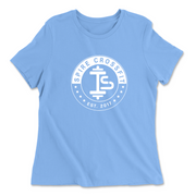 Womens 2X-Large CAROLINA_BLUE Relaxed Jersey T-Shirt