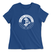 Womens 2X-Large TRUE_ROYAL Relaxed Jersey T-Shirt