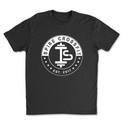 Mens 2X-Large BLACK T-Shirt