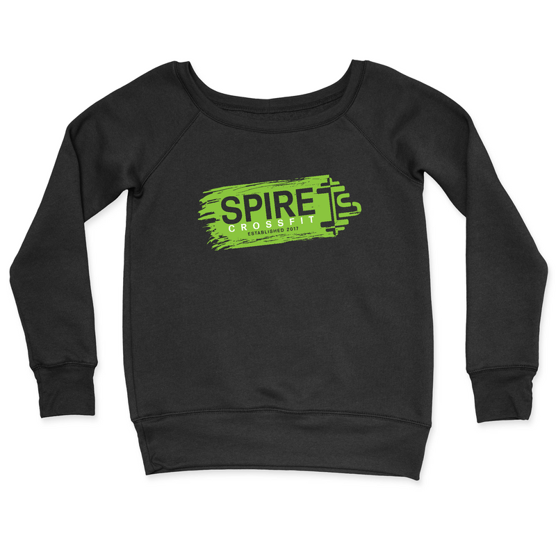 Womens 2X-Large BLACK CrewNeck