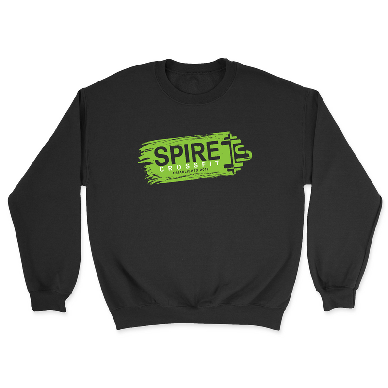 Mens 2X-Large BLACK Midweight Sweatshirt