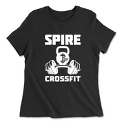 Womens 2X-Large BLACK Relaxed Jersey T-Shirt