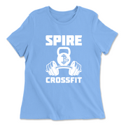Womens 2X-Large CAROLINA_BLUE Relaxed Jersey T-Shirt