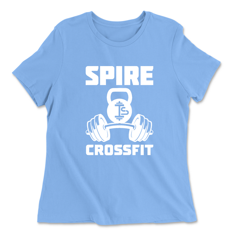 Womens 2X-Large CAROLINA_BLUE Relaxed Jersey T-Shirt