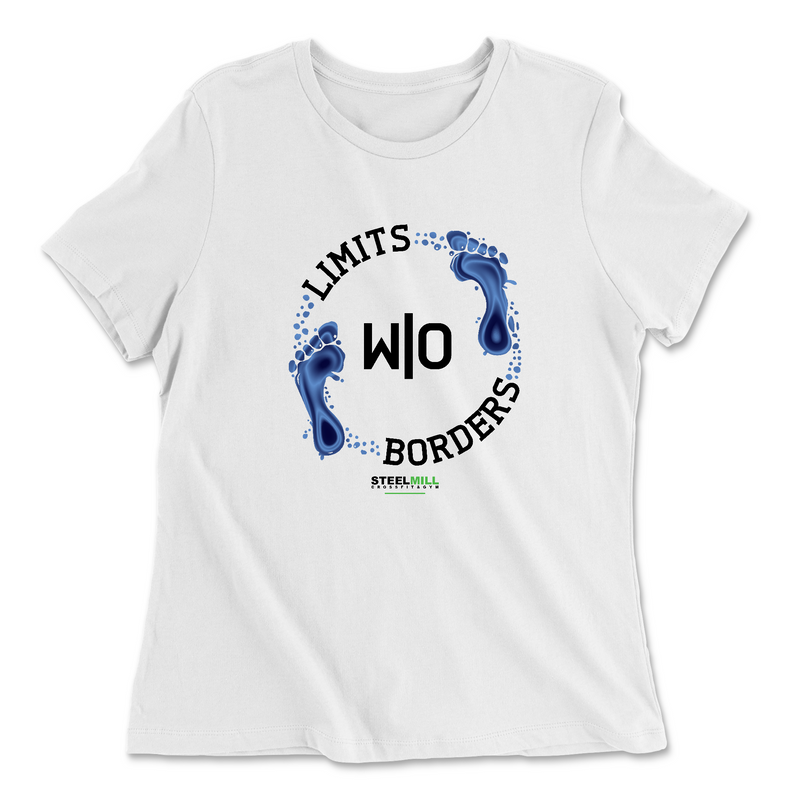Steel Mill CrossFit Fleming Island Limits Without Borders Womens - Relaxed Jersey T-Shirt