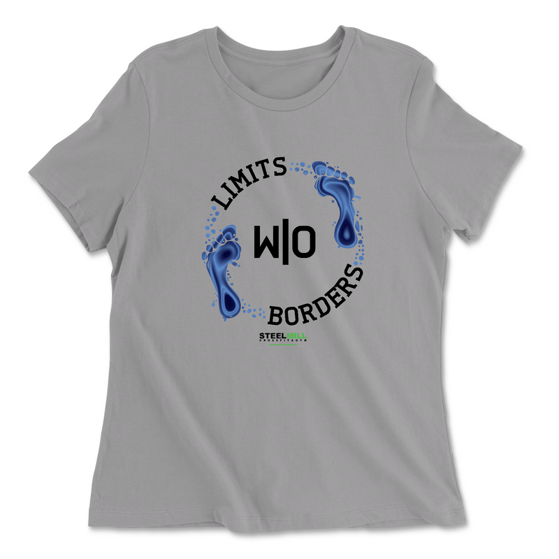 Steel Mill CrossFit Fleming Island Limits Without Borders Womens - Relaxed Jersey T-Shirt