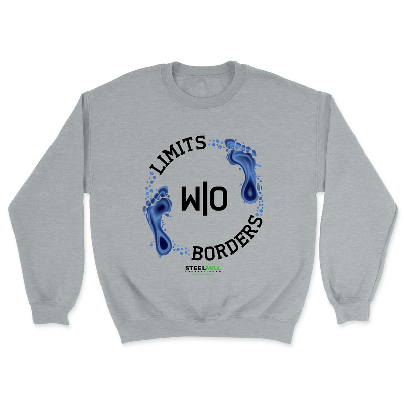 Steel Mill CrossFit Fleming Island Limits Without Borders Mens - Midweight Sweatshirt