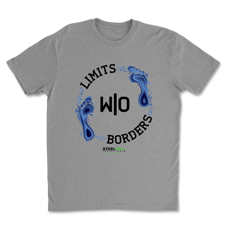 Steel Mill CrossFit Fleming Island Limits Without Borders Mens - T-Shirt