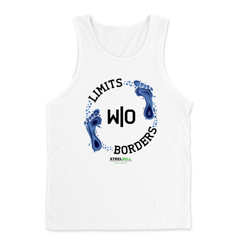 Steel Mill CrossFit Fleming Island Limits Without Borders Mens - Tank Top