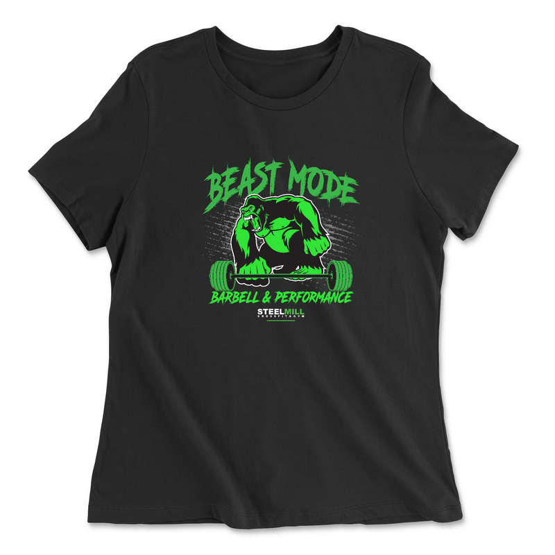 Steel Mill CrossFit Fleming Island Beast Mode Womens - Relaxed Jersey T-Shirt