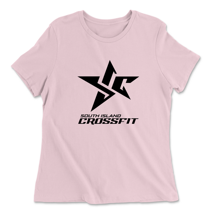 Womens 2X-Large PINK Relaxed Jersey T-Shirt