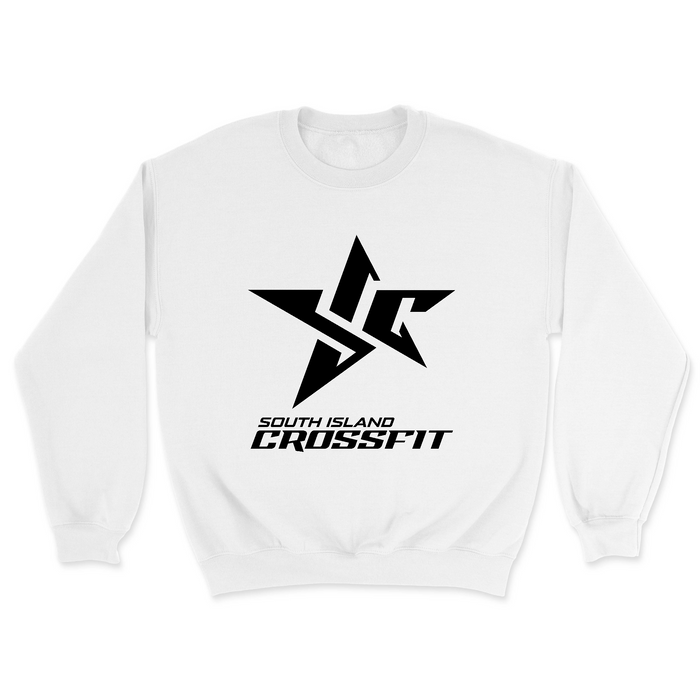 Mens 2X-Large WHITE Midweight Sweatshirt