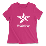 Womens 2X-Large BERRY Relaxed Jersey T-Shirt