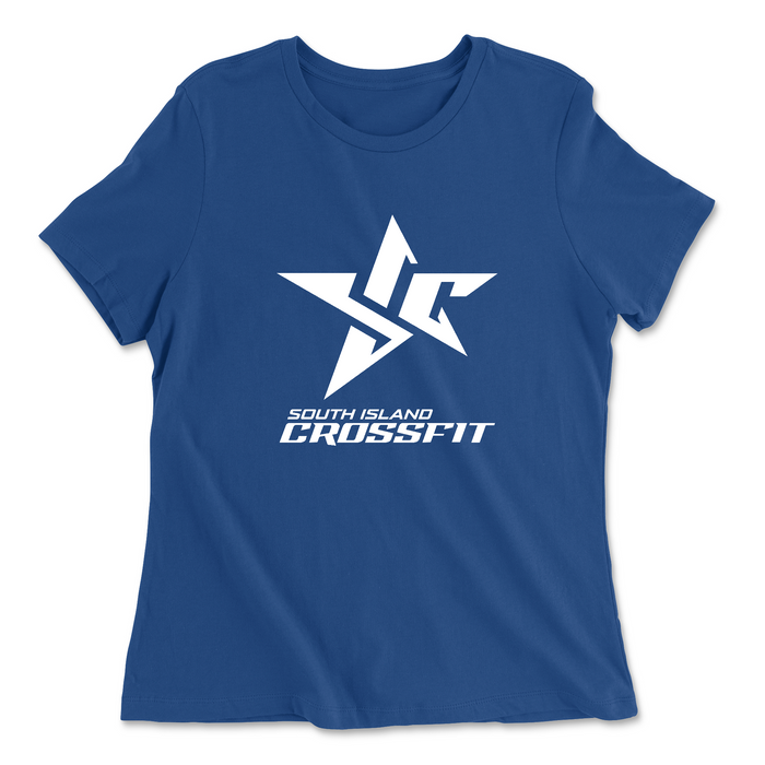 Womens 2X-Large TRUE_ROYAL Relaxed Jersey T-Shirt